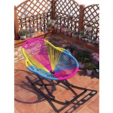 모던 라탄 로킹 휴식 카페의자 흔들의자 안락 가정용 실내 라운지체어 편안한