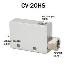 Pneumaitc 진공 발생기 CV-10HS 고음압 벤츄리 이젝터, 15 CV-20HS