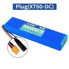 18650 Lithium Battery 36V100Ah 10S3P Pack 600W 42V for Xiaomi M365 Pro Ebike Bicycle Scooter Inside, 01 XT60-DC, 1개