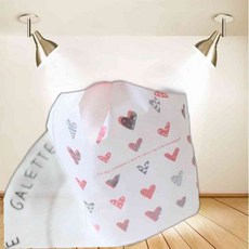 하트무늬 선물용 포장봉투 캐릭터포장지