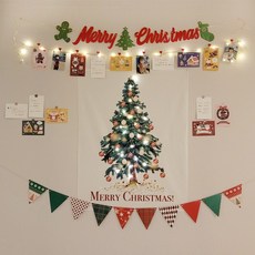 지에이엠 해피 크리스마스 파티 꾸미기 풀세트, 감성가득크리스마스 트리 파티세트, 1세트