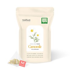 티메이드 유기농 캐모마일 허브차 삼각티백, 1개, 30개입, 1.6g