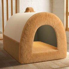 두우둥 방한 켄넬 방한켄넬 따뜻한 하우스 방한, XS 32 x 30x29cm 1.5kg, 1개, 카키