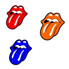 자동차 튜닝 스티커 차량용 데칼 반사 스티커 메롱 1P, 옐로우, 1개