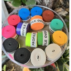 오버그립 미끄럼 방지 테니스 라켓 그립 패들 액세서리 충격 배드민턴 스쿼시 훈련 스웨트밴드 60, W75 Color xing