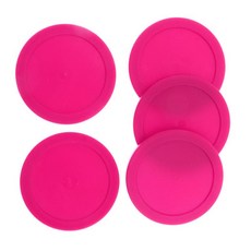 실내 게임 테이블에 대 한 5Pcs 62mm 플라스틱 소재 공기 교체, 핑크