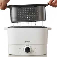캑터시 스테인리스 만능 채반 멀티쿠커 계란찜기 CY-MS0252WH