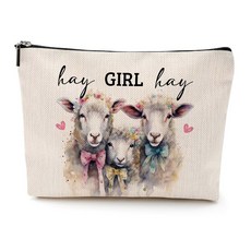 소녀들을 위한 선물 용품 생일 메이크업 조카딸 크리스마스 웨스턴 액세서리 베스티 여자 컨트리 애호가들을 우정 사촌 가방, Hay Sheep 2