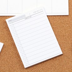 (1+1) 할일 체크리스트 점착 메모지 투두리스트 데일리체크리스트