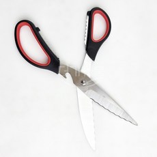 힘쎈 파워 주방가위 고기 생선 뼈 절삭력 좋은 주방용 캠핑용 가위 SJ186, 1개