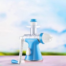 果語手動榨汁機 家用手搖小麥草石榴原汁水果機, 海軍藍【食譜