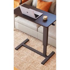 사이드테이블 접이식 높이조절 이동식 사이드 노트북, 1개