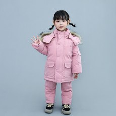 모아나리 최신상 키즈 공용 썰매 스키복 올인원세트 상하복 멜빵 스키바지 방한복 눈썰매