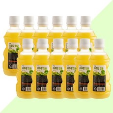 제주랑 100% 착즙주스 청귤 감귤 주스 320ml X 12개