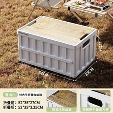 戶外露營汽車後備箱多功能收納折疊儲物箱, 高級磨砂白 現貨速髮 廠傢直銷 ,10L 帶塑料蓋 不可折疊 488g