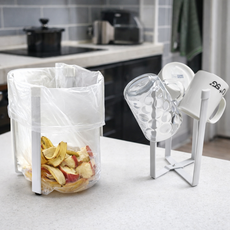 네오mro 비닐봉투 거치대 주방, 1개, 화이트