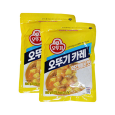오뚜기 오뚜기 카레 약간매운맛, 500g, 2개