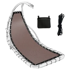 텍스틸렌 행잉 스윙 체어 교체용 시트 천 64x197x23CM 소재로 제작되어 오래 지속되는 제품, 01 China Mainland, 10 coffee A