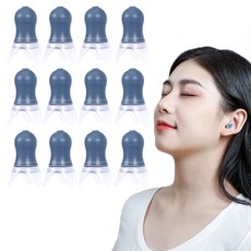 카와이 비행기 기압조절 귀마개 이어플러그 소음방지 소음차단 일반형 M, 3세트, 4개입