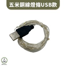 【萩凹豆】 燈串, 1個, 銅線LED燈條-USB