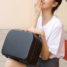 블랙 미니캐리어 14인치 미니트렁크 레디백 기내용 소형여행가방 캐리어결합가방