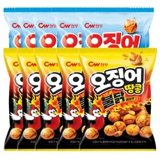 청우 오징어땅콩 10봉세트(오징어땅콩 90g 5+불땅 90g 5) /오리지널/불닭맛, 1개