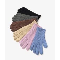 토피 솔리드 핑거홀 니트 장갑 6 COLOURS 382936, BROWN