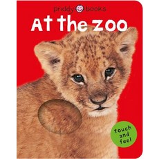 (영문도서) Bright Baby Touch & Feel at the Zoo Board Books, Priddy Books Us, English, 9780312498573