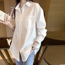 春季白襯衫女內搭中長款百搭時尚設計感長袖襯衣大碼顯瘦上衣