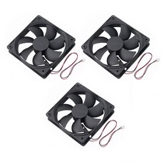 JK 쿨러120mm 쿨링팬 공냉식냉각 펠티어 열전소자 FAN, O9012. 쿨러-120mm 2핀 3개