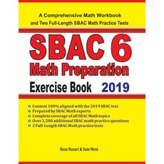 (영문도서)SBAC 6 Math Preparation Exercise Book: A Comprehensive Math Workbook and Two Ful... Paperback, Effortless Math Education, English, 9781646120178