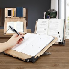 독서대 책받침대 북스탠드 휴대용 책받침 거치대 원목C&amp;C, 상세페이지 참조