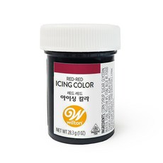 베이킹파티 윌튼 아이싱칼라 크리스마스 레드, 28g, 1개