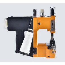 電動縫袋機 手提式電動封包機 編織袋打包封口機 肥料袋飼料米袋封口機, 橙色110V插電款