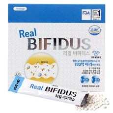 리얼비피더스 강아지 유산균 60포, 60포+본품10p추가증정, 1.2g, 1