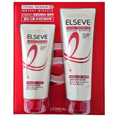 로레알파리 엘세브 토탈리페어5 인스턴트 미라클 헤어팩 세트 총 ( + ), 280ml, 1개