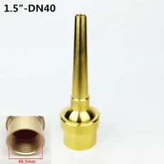 조절식 제트 직선 분수 노즐 스테인레스 스텐 스틸 수영장 음악 헤드 1/2 "3/4" 1", 04 1.5 (Brass)