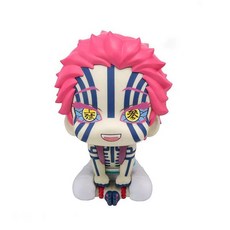 抱漫閣 鬼滅之刃 上弦之三 猗窩座 頭部可動Q版可愛手辦 動漫週邊, 1個, Q版猗窩座（吸塑彩盒）