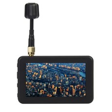 LST Micr 5.8G 40CH 3인치 LCD 480x320 자동 검색 FPV 모니터 내장 배터리 RC 멀티콥터 드론 부품용, 한개옵션0, 1개