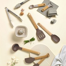 글라스락 실리콘 조리도구, 4.실리콘헤드 스파츌라, 11.실리콘 미니손잡이