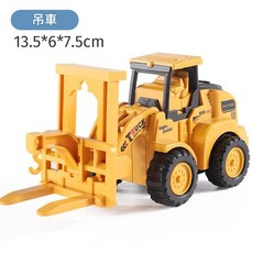 兒童按壓滑行挖土機工程車, 按壓叉車, 1個