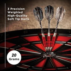Viper Sure Grip 소프트 팁 다트 레드 20g, Viper Sure Grip 소프트 팁 다트, 레드,