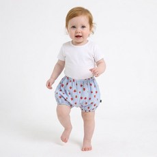 그린베베 국내생산 영유아용 여름용 베리 거즈 벌룬 반바지