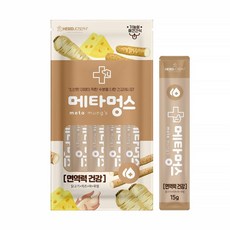 오만네 메타멍스 면역력 건강 15g 5P 강아지간식, 1개, 면역 지원