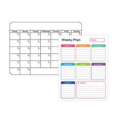 무한스토리 붙이는 화이트보드 자석화이트보드, 1달형