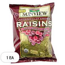 썬뷰 유기농 건적포도, 198g, 1개