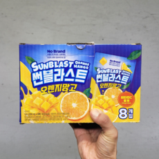 노브랜드 썬블라스트 오렌지망고, 1개, 1.6L
