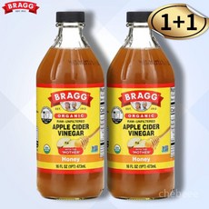 브레그 무가공 애플 사이다 사과 식초 애사비 허니 꿀 초모 473ml 2병
