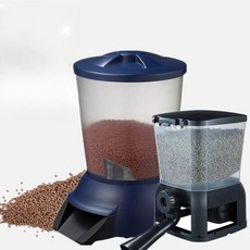 연못 자동 급식기 물고기 배식 공급기 피더 기계 어항