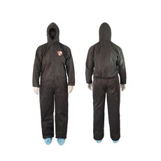 일회용 작업복 원피스 여름용 방진복 방진작업복 먼지 청소, 1개